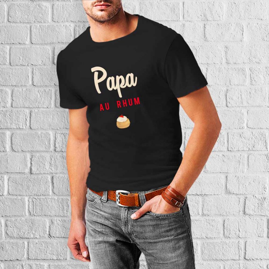 T-shirt Papa au rhum