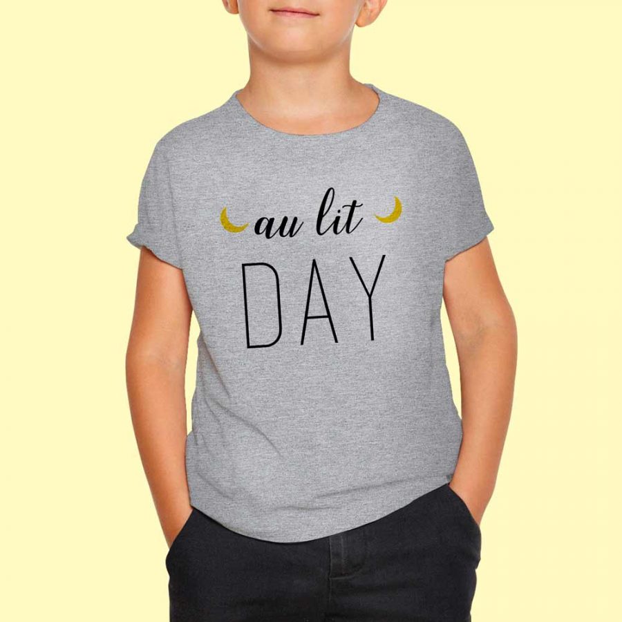 T-shirt Au lit day