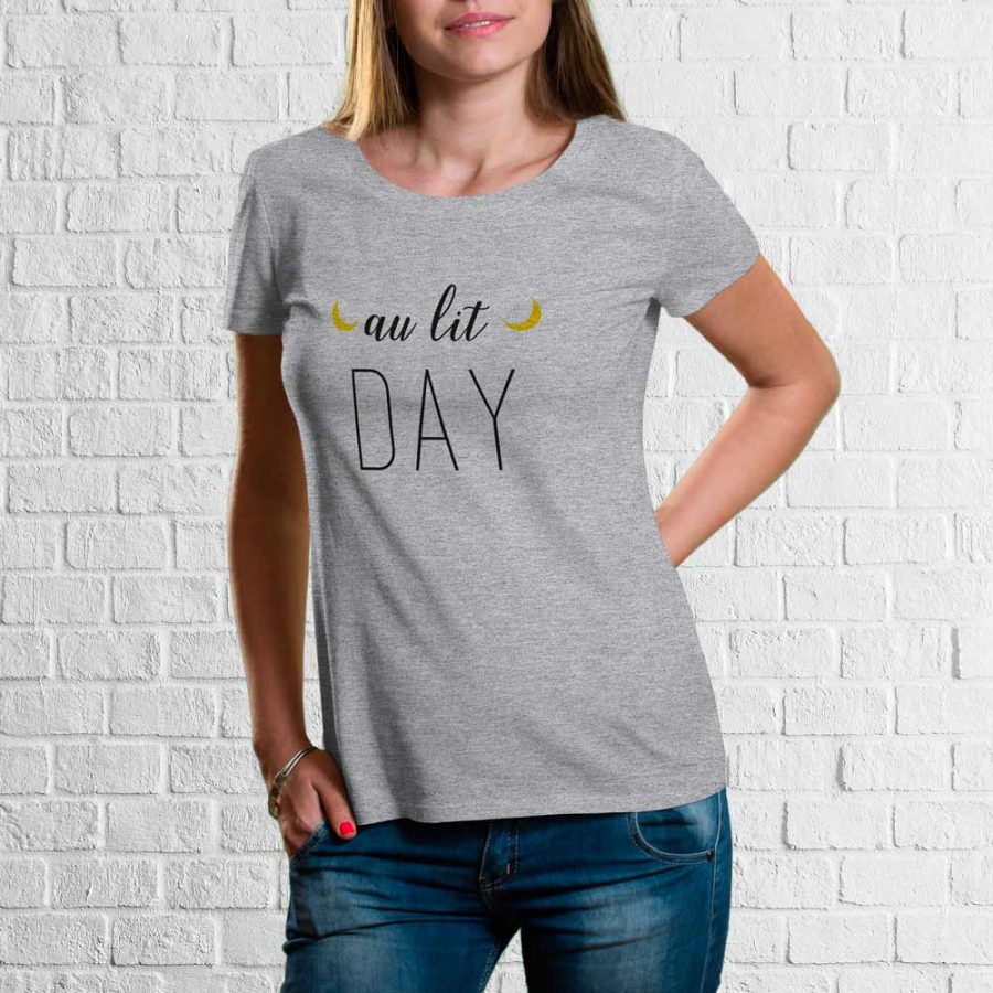 T-shirt Au lit day