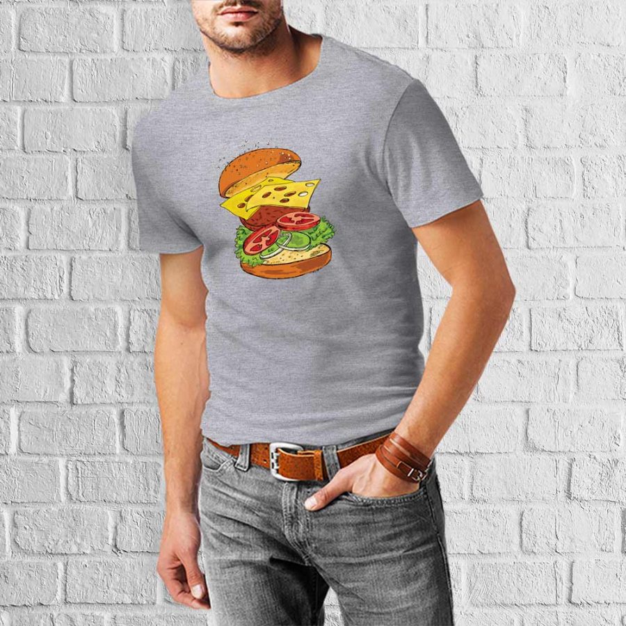 T-shirt BFF burger