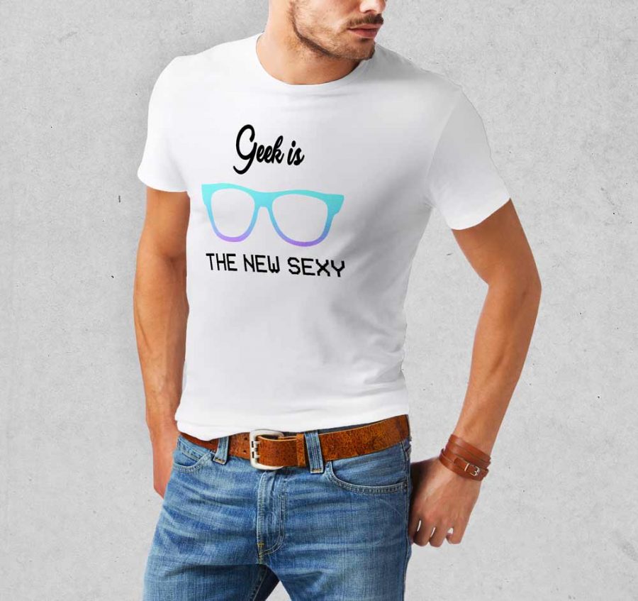 T-shirt Geek sexy