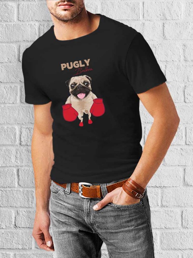T-shirt Pugly balboa