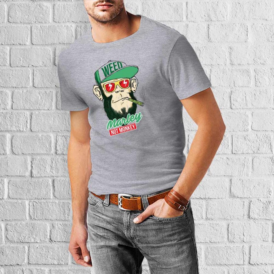 T-shirt Marley not monkey