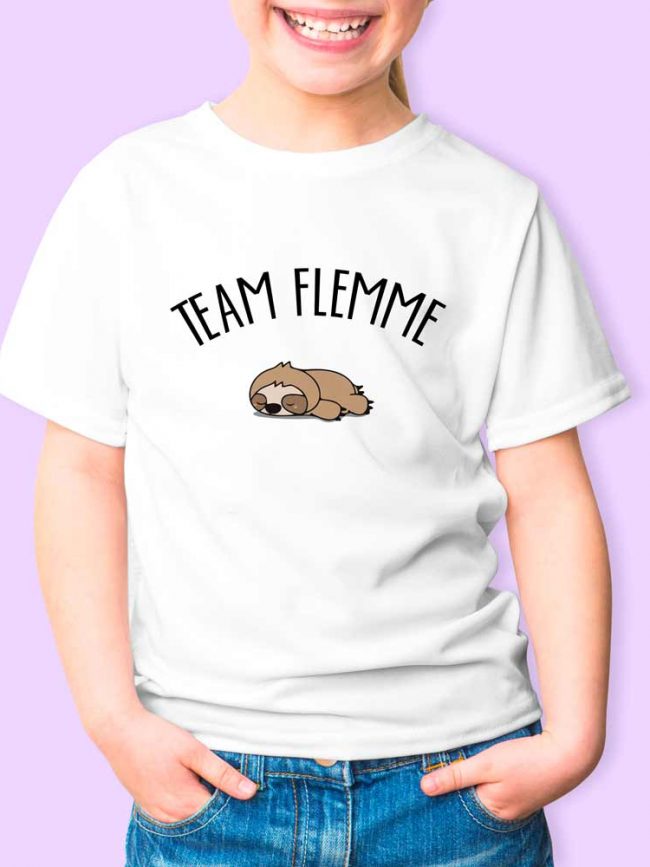 T-shirt Team flemme