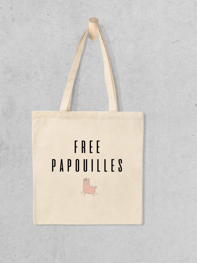 Tote bag Free papouilles