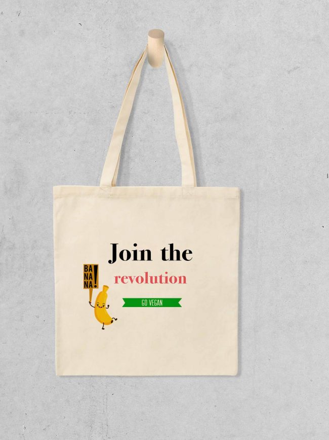 Tote bag Join the revolution