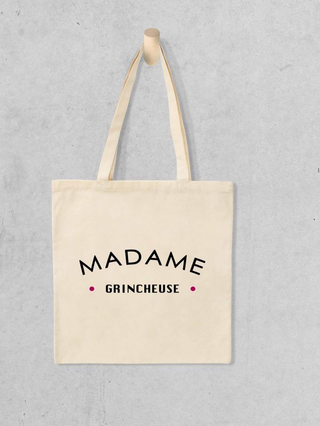Tote bag Mme grincheuse