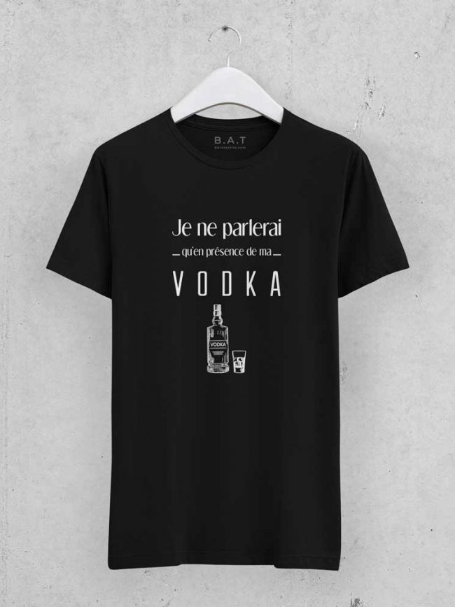T-shirt Je ne parlerai vodka