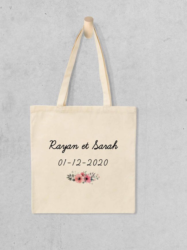 Tote bag Save the date 2