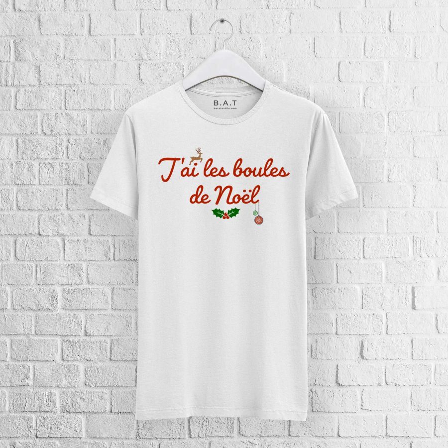 T-shirt J’ai les boules de Noël