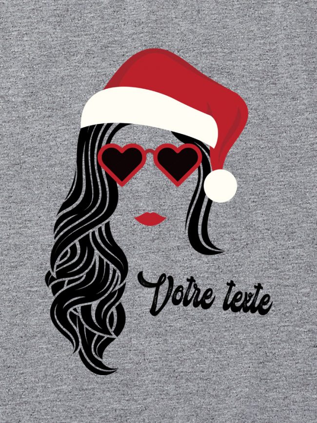 T-shirt Noël woman personnalisé