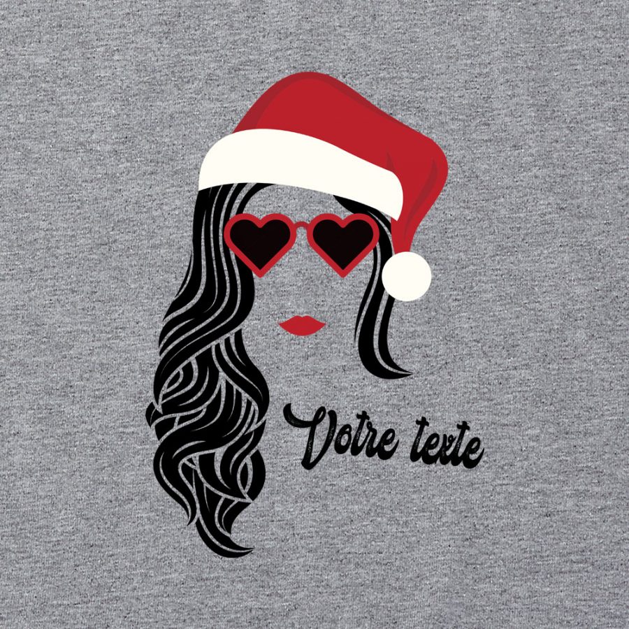 T-shirt Noël woman personnalisé