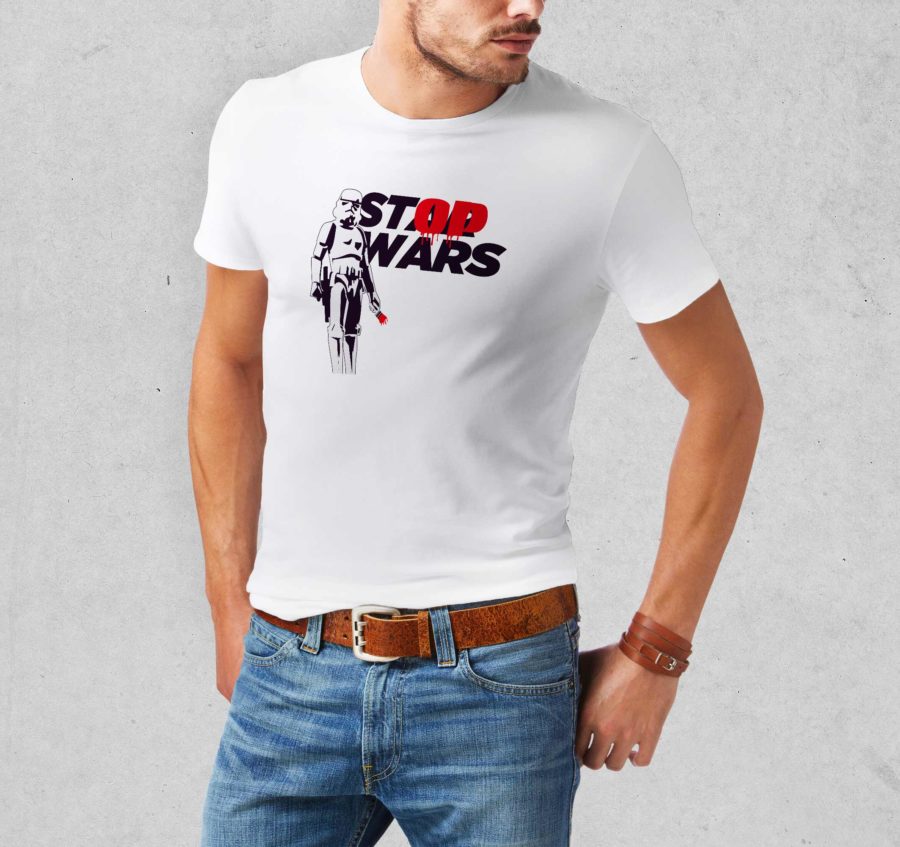 T-shirt Stop wars