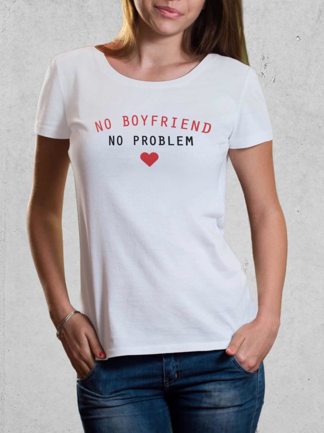 T-shirt No boyfriend