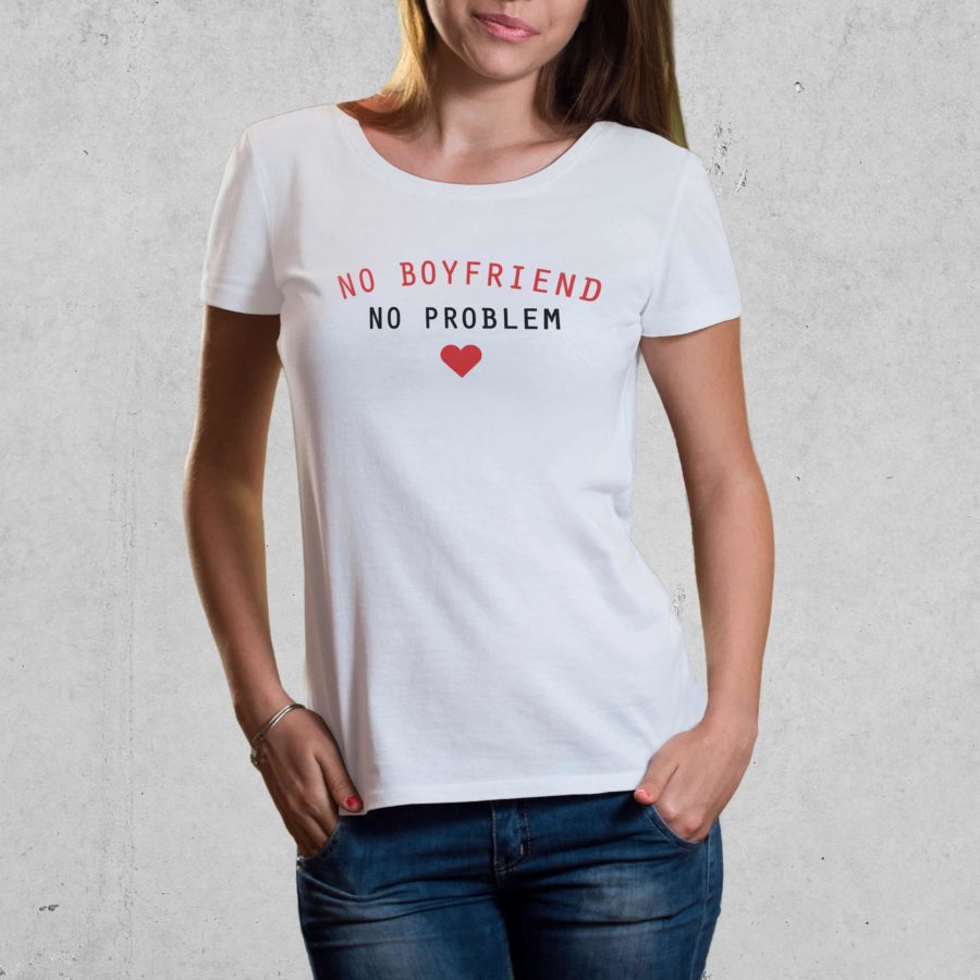T-shirt No boyfriend