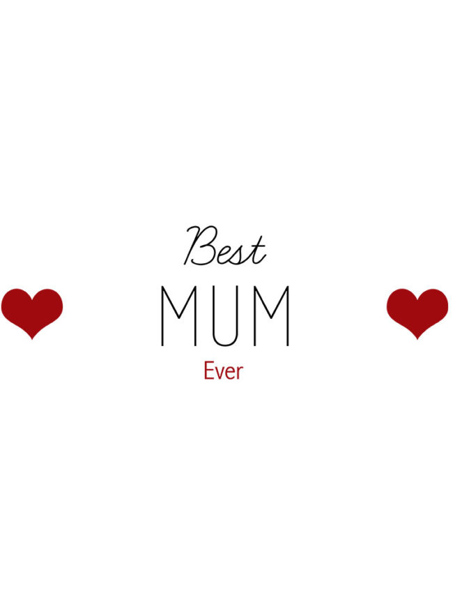 T-shirt mixte – Best mum ever