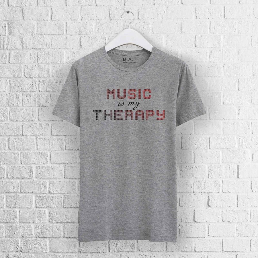 T-shirt Music is my therapy