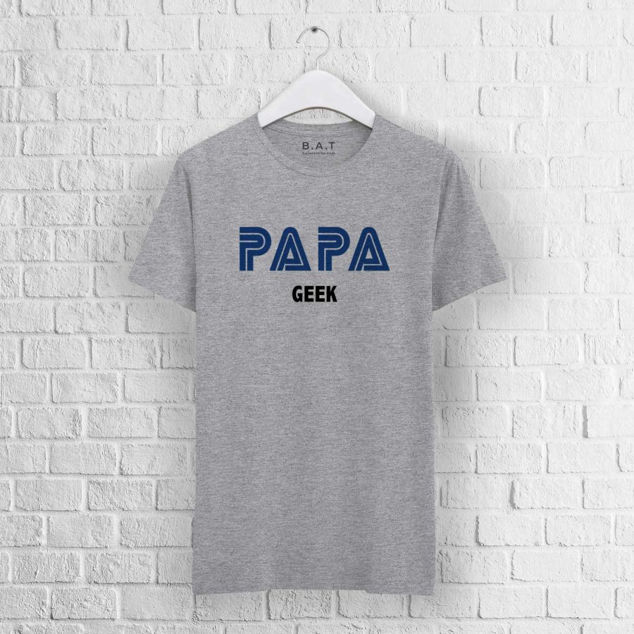T-shirt Papa geek