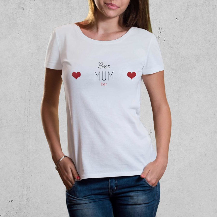 T-shirt Best mum ever