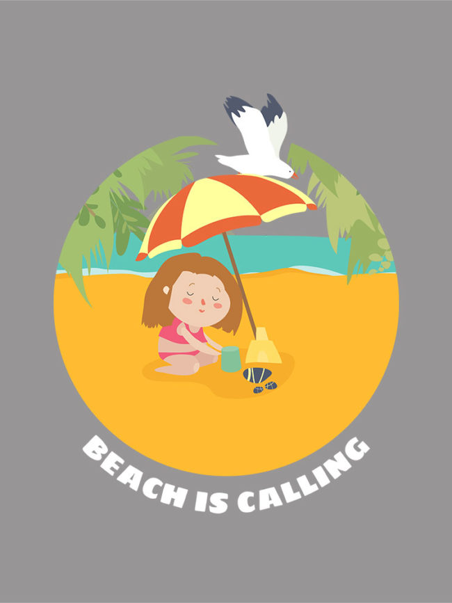 T-shirt Beach is calling