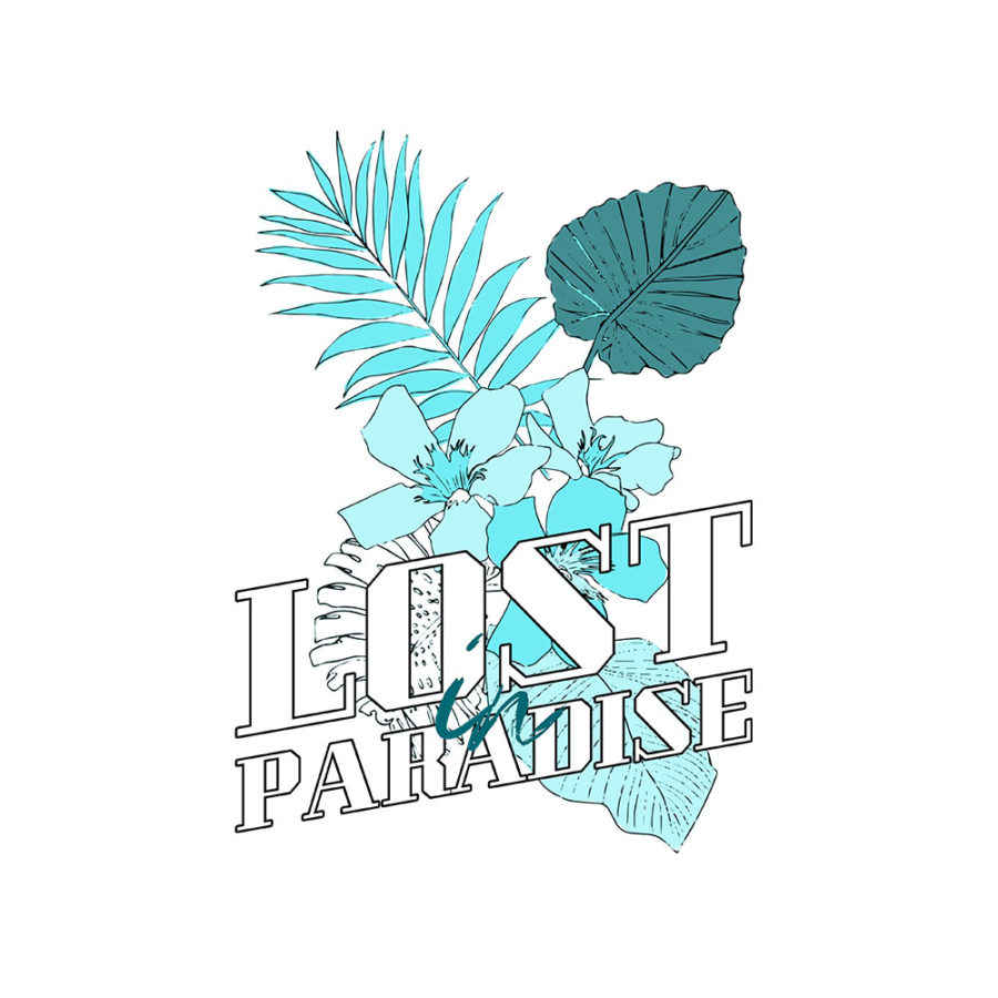 T-shirt Lost paradise