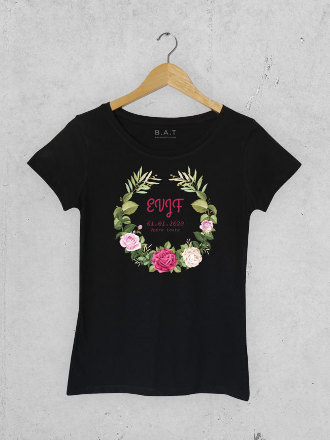 T-shirt EVJF Flower