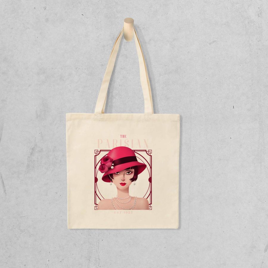 Tote bag The Parisian