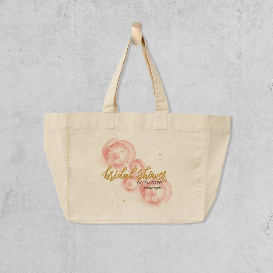 Cabas EVJF Bridal shower pastel