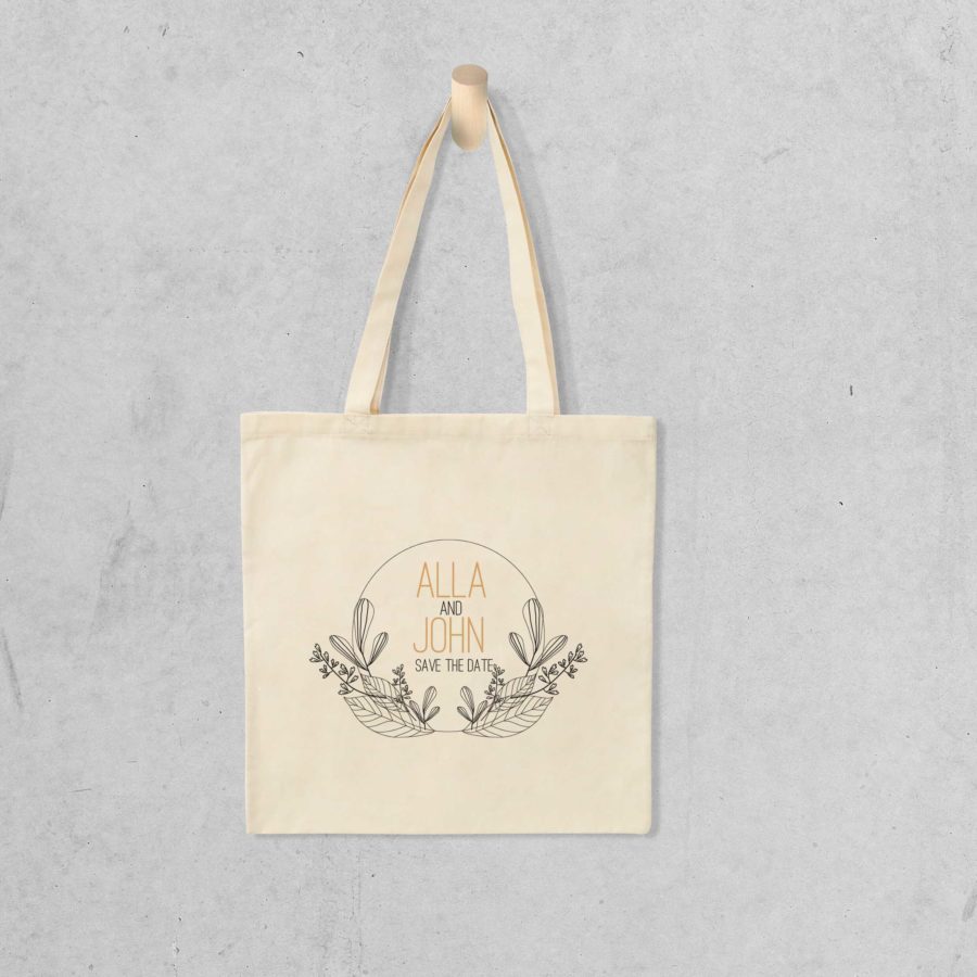Tote bag Save the date 9