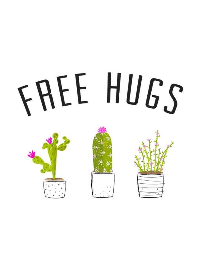 T-shirt Free hugs