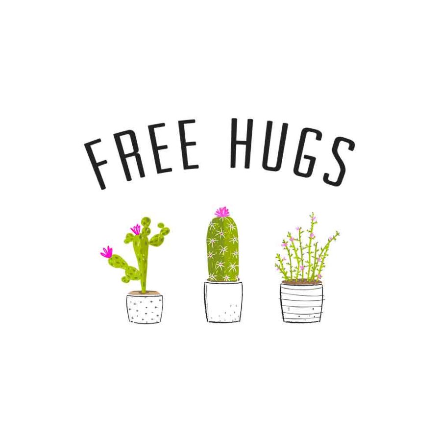 T-shirt Free hugs