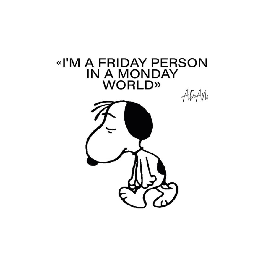 T-shirt Snoopy – Friday person