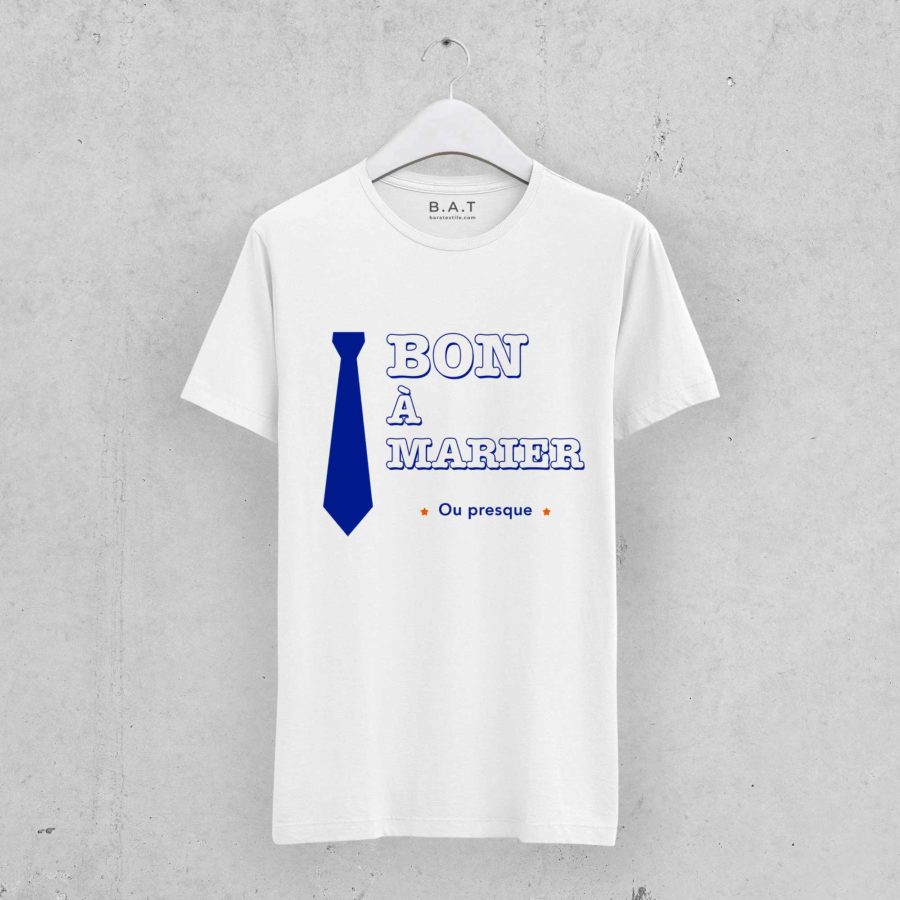 T-shirt Bon à marier 2 – EVG