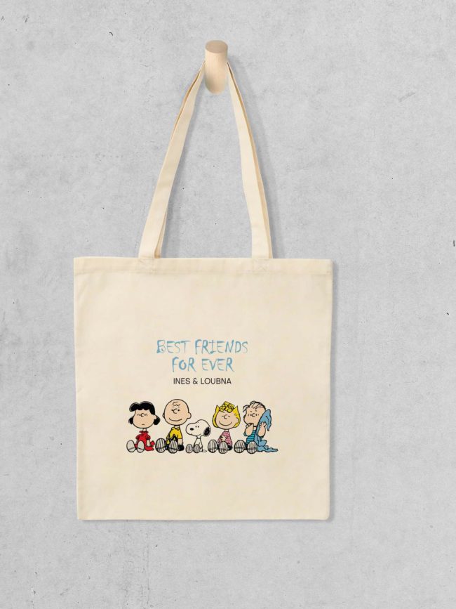 Tote bag Snoopy – Best friends
