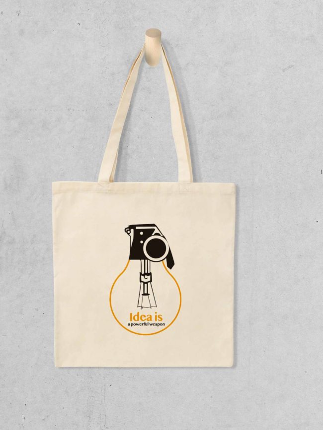 Tote bag Idea is a weapon