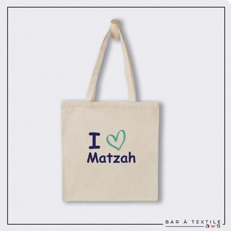 Tote bag I love Matzah